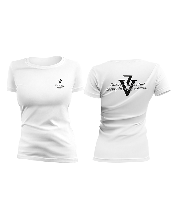 T-SHIRT biały VV M - VICTORIA VYNN